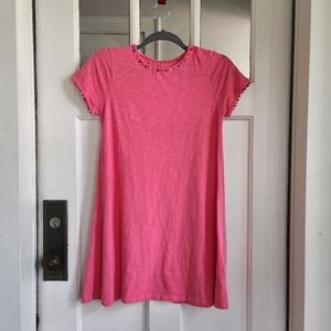Boden Pink Tshirt Dress, Sz 11-12Y